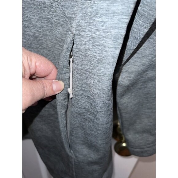 THE NORTH FACE Silken Fleece Lined Jacket Full Zipper Size XL Women's Gray - Picture 5 of 16